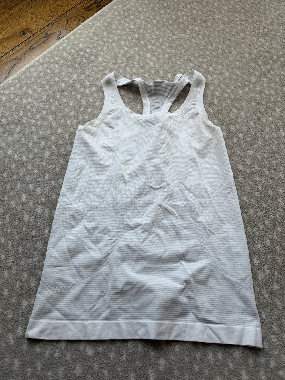 lululemon athletica White Racerback Tank Top